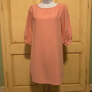 Adorable blush pink dress.